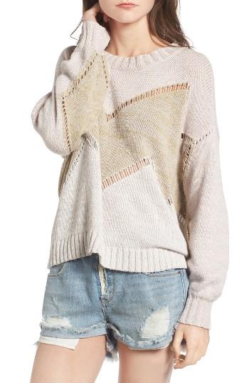 Women's Wildfox Chevron Open Stitch Sweater