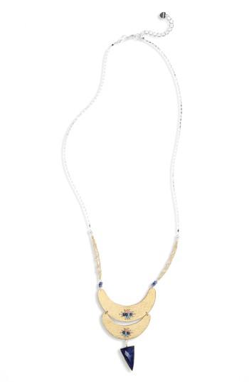 Women's Nakamol Design Plate Howlite Statement Necklace