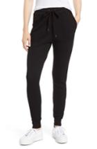 Women's Splendid Waffle Knit Joggers - Black