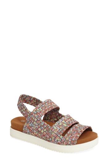 Women's Bernie Mev. 'crisp' Woven Platform Sandal Us / 39eu - White