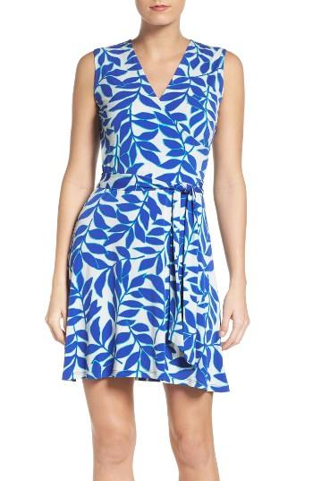 Women's Leota Perfect Faux Wrap Dress - Blue