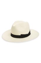 Women's Halogen Woven Panama Hat - Brown