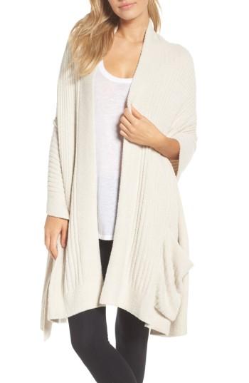 Women's Barefoot Dreams Cozychic Lite Coastal Cardigan - Beige