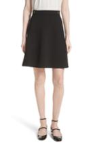 Women's Kate Spade New York Crepe Military Skirt - Black
