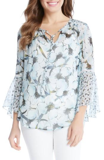 Women's Karen Kane Bell Sleeve Floral Top