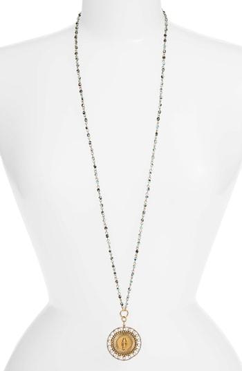 Women's Virgins Saints & Angels Fobbed Virgin Pendant Necklace
