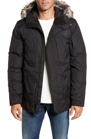 Men's The North Face Outer Boroughs Waterproof Parka - Black