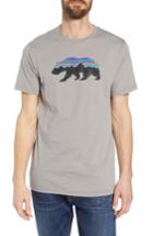 Men's Patagonia Fitz Roy Bear Crewneck T-shirt - Grey