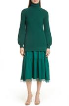 Women's N?21 Wool Blend Turtleneck Sweater Us / 40 It - Green