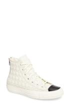 Women's Converse All Star Quilted High Top Sneaker M - Ivory