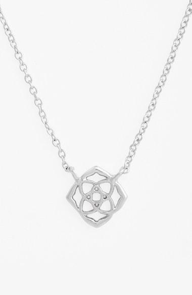 Women's Kendra Scott 'decklyn' Pendant Necklace - Silver