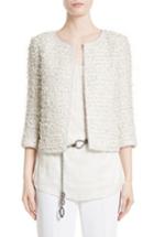 Women's St. John Collection Sahara Fringe Jacket