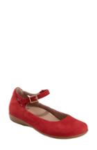 Women's Earth Alma Mary Jane Flat M - Red