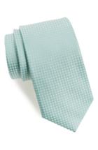 Men's The Tie Bar Be Married Check Silk Tie, Size X-long X-long - Green