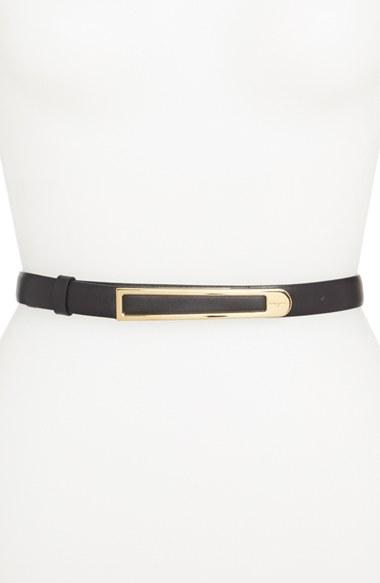 Women's Salvatore Ferragamo 'vit Sioux' Calfskin Leather Belt