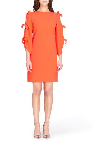Women's Tahari Split Tie Sleeve Shift Dress - Pink
