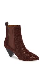 Women's Veronica Beard Bennett Bootie Us / 36eu - Burgundy