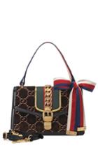 Gucci Small Sylvie Velvet Shoulder Bag -