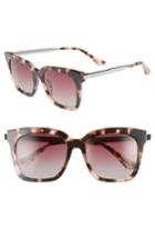 Women's Diff Bella 52mm Polarized Sunglasses - Himalayan Tortoise/ Rose