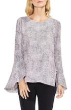 Women's Vince Camuto Bell Sleeve Dashes Top, Size - Pink