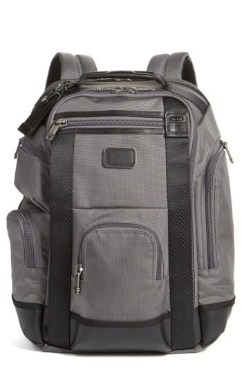 Men's Tumi Alpha Bravo Shaw Deluxe Backpack - Grey