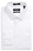 Men's Nordstrom Men's Shop Classic Fit Non-iron Solid Dress Shirt .5 - 34 - White