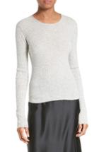 Women's Vince Rib Knit Crop Pullover - Grey