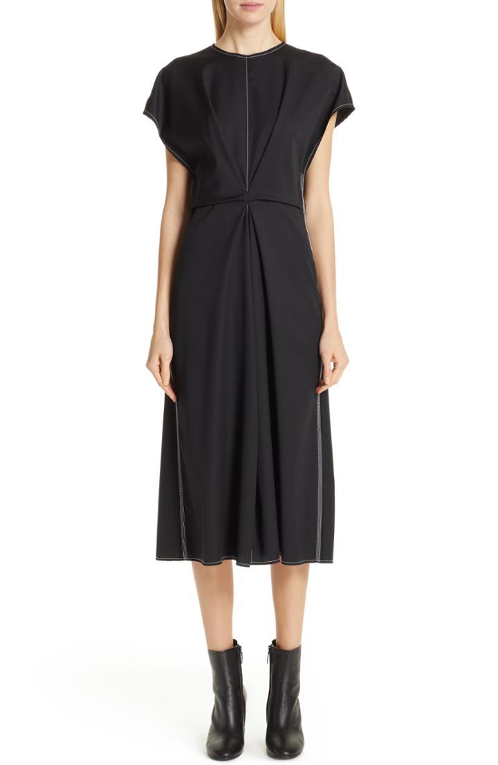 Women's Loewe Inverted Tuck Draped Dress