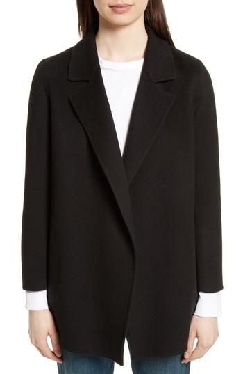Women's Theory Clairene New Divide Wool & Cashmere Open Front Topper