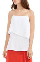 Women's Vince Camuto Asymmetrical Overlay Camisole - White