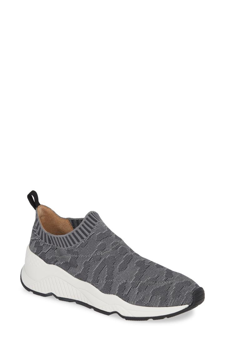 Women's Halogen Rain Sock Knit Sneaker M - Grey