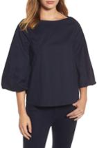 Women's Halogen Blouson Bell Sleeve Top - Blue