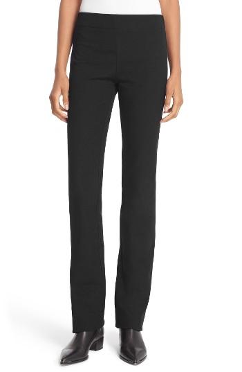 Women's Joseph 'lex' Stretch Gabardine Pants Us / 34 Fr - Black