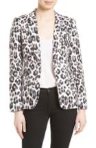 Women's Joie Mehira Leopard Print Linen Jacket