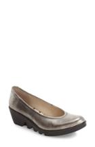 Women's Fly London Mid Wedge Pump -8.5us / 39eu - Grey