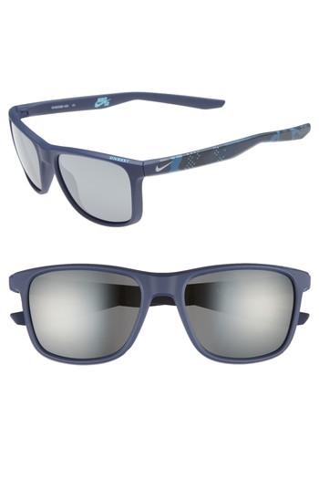Men's Nike Unrest Se 57mm Sunglasses - Midnight Teal/ Dark Grey