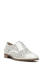 Women's Via Spiga Eliza Perforated Derby .5 M - White