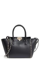 Valentino Rockstud Small Double Handle Leather Tote -