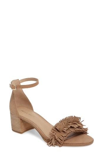 Women's Pelle Moda April Fringe Sandal M - Brown
