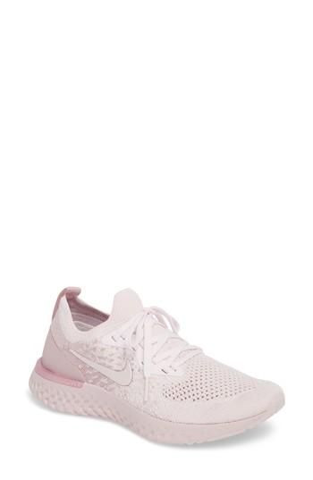Women's Nike Epic React Flyknit Running Shoe M - Beige
