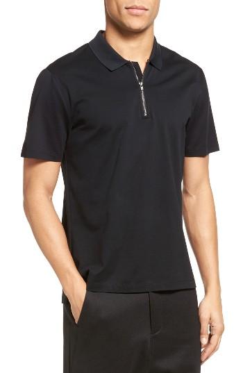 Men's Vince Trim Fit Zip Polo