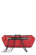 Rag & Bone Large Ellis Leather Belt Bag - Red