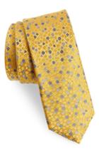 Men's The Tie Bar Flower Fields Silk Tie, Size - Yellow