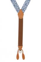 Men's Nordstrom Men's Shop Micro Floral Print Suspenders