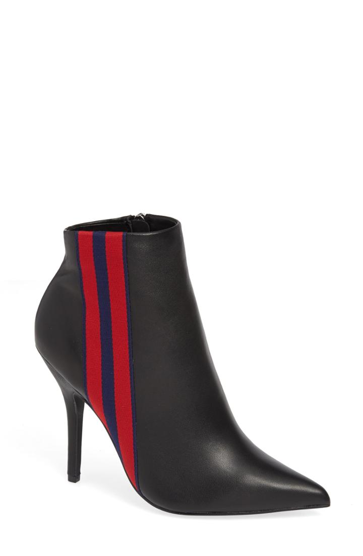 Women's Steve Madden Knock Bootie .5 M - Black