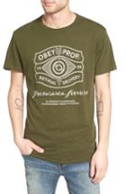 Men's Obey Retinal Delivery Crewneck T-shirt