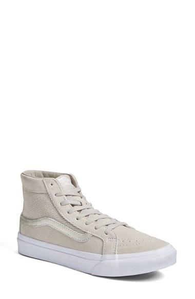 Women's Vans 'sk8-hi Slim' Sneaker .5 M - Beige