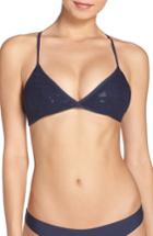 Women's Pilyq Sequin Bikini Top - Blue