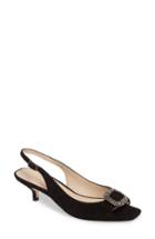 Women's Pelle Moda Fresca Slingback Sandal .5 M - Black