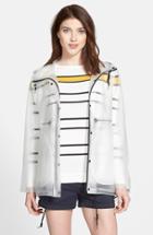 Women's Hunter 'original Smock' Hooded Drawstring Waterproof Jacket - White